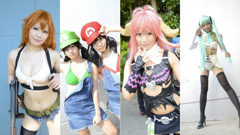 Illustration for article titled Japanese Cosplayers Turn Up the Summer Heat